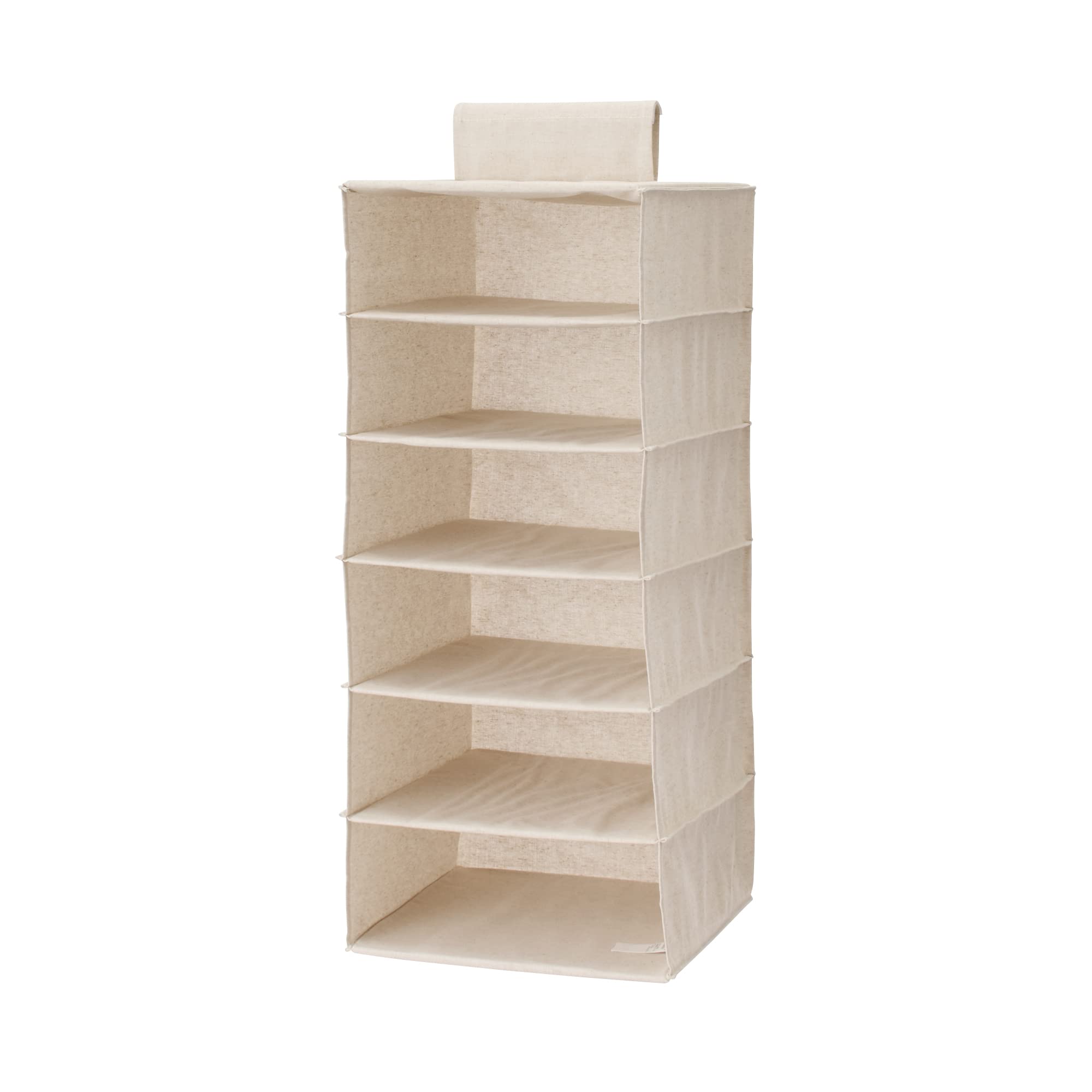 

MUJI Ящик для хранения одежды, 30 см Ш x 35 см Г x 72 см В, Полиэстер, Держатель, H, Лен, 12373247, Контейнер,