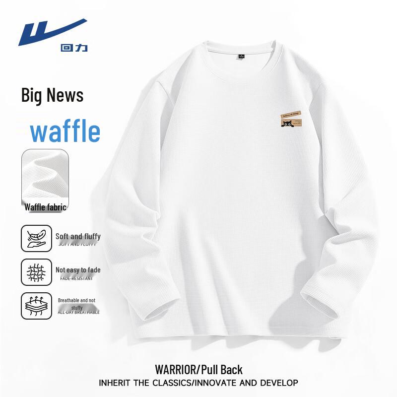Warrior Men s Relaxed Fit Waffle Knit Long-Sleeve T-Shirt 2XL