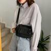 Women Canvas Handbags Korean Mini Student Bag Cell Phone Simple Small Crossbody Casual Ladies Zipper Shoulder Bag