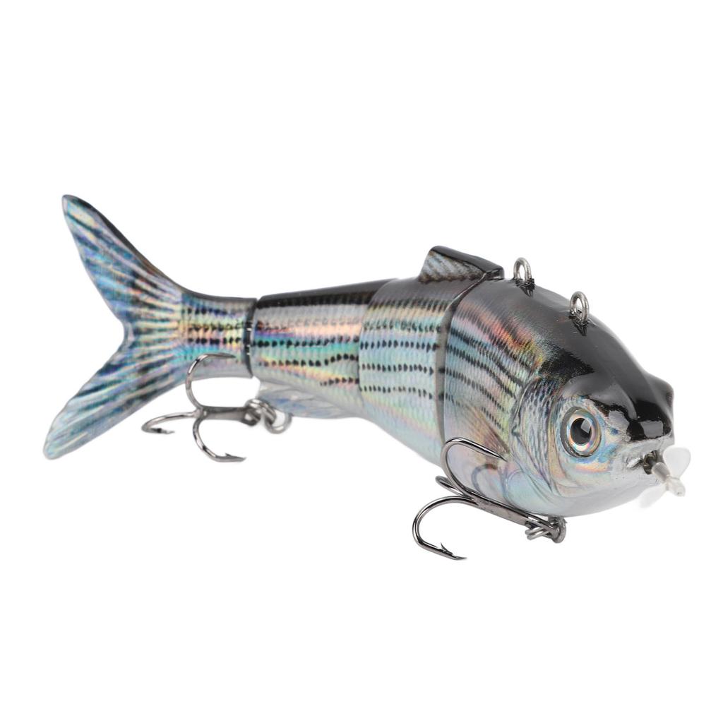 Swimming Fishing Electric Lures USB Rechargeable LED Light Wobbler Multi Jointed Swimbaits Lifelike Fishing Tackle T 620