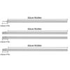 Aluminum Alloys Rod Suit Outdoor Camping Gear Heavy Type Tent Accessories for Various Sized Tents