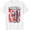 Terrifier Two Tone Art Collage Horror Movie T-Shirt