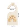 7x Nursery Hanger Organizers Nursery Closet Organizers Wood Newborn Wardrobe Divider for Closet Room Bedroom Birthday Nursery