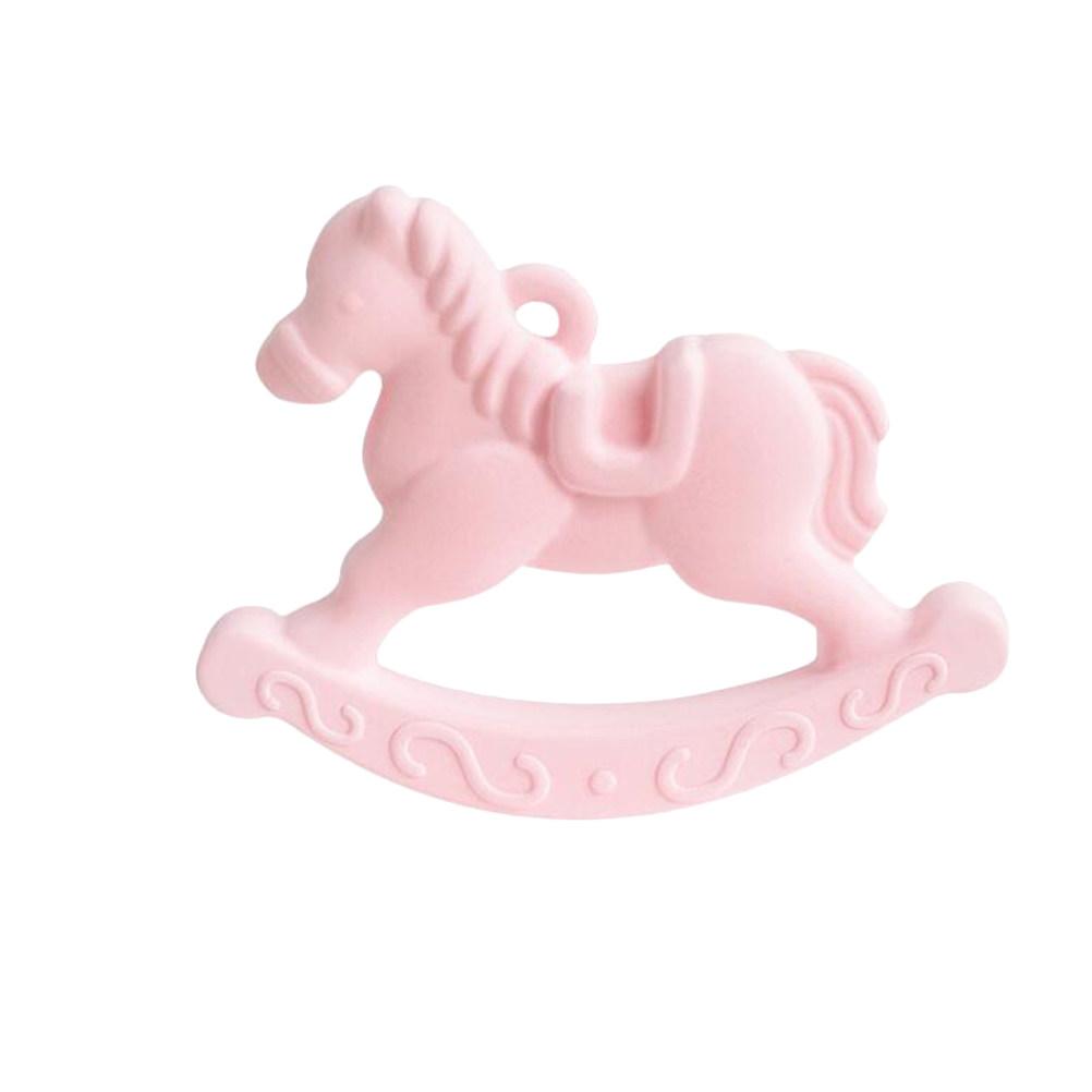 1Pcs Rocking Horse Cake Ornament White Baking Decoration Home Crafts Decorative Dessert Decor Cake Ornaments Horse Ornaments