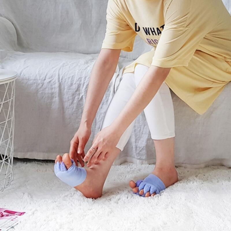 Stretching Balance Socks SR216 (Mint/Purple) 2. Purple (SR216_Purple)