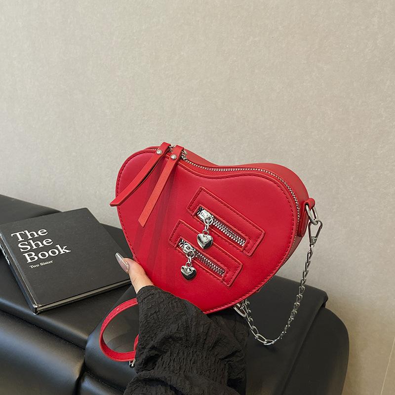Small Bag Women's Spring and Summer New High-end Sense Versatile Love Fashion Chain Messenger Box Bag