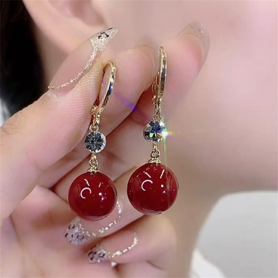 

Корейские модные длинные цветные серьги из бисера