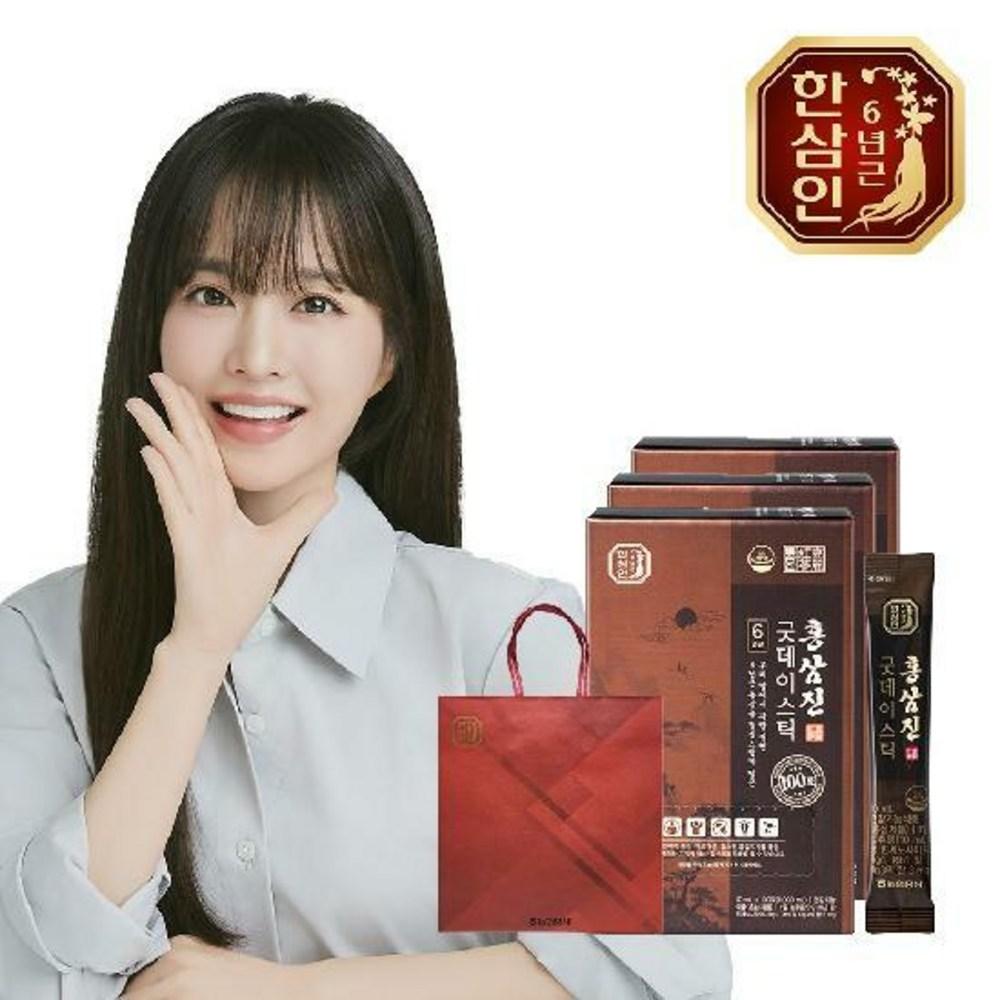 Hansamin Hongsamjin Good Day Stick 10ml 100 Packets 3 Sets, 3 pcs, 100 Servings