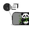 Panda Bambus Muster Einlagige Federtasche für Jungen/Mädchen Beste Geschenke 2D Flache Cartoon Schulsachen Federmäppchen für Kinder