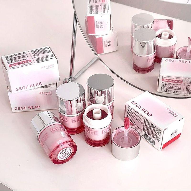 Gege Bear - Crystal Transparent Lock Light Lip Jelly - 4-5