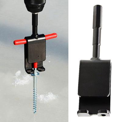 Eisanker Bohradapter Eisanker Eisstange Bohradapter Eisbohrer Adapter Schaft zum Aufstellen von Angelunterstand Zelt