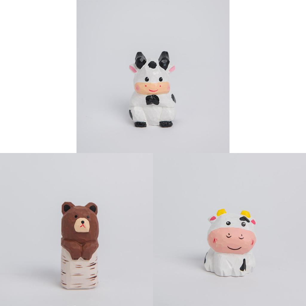 Holztierfigur Schreibtischzubehör Mit Modernem Design Für Heim- und Bürodekoration Und Als Geschenk
