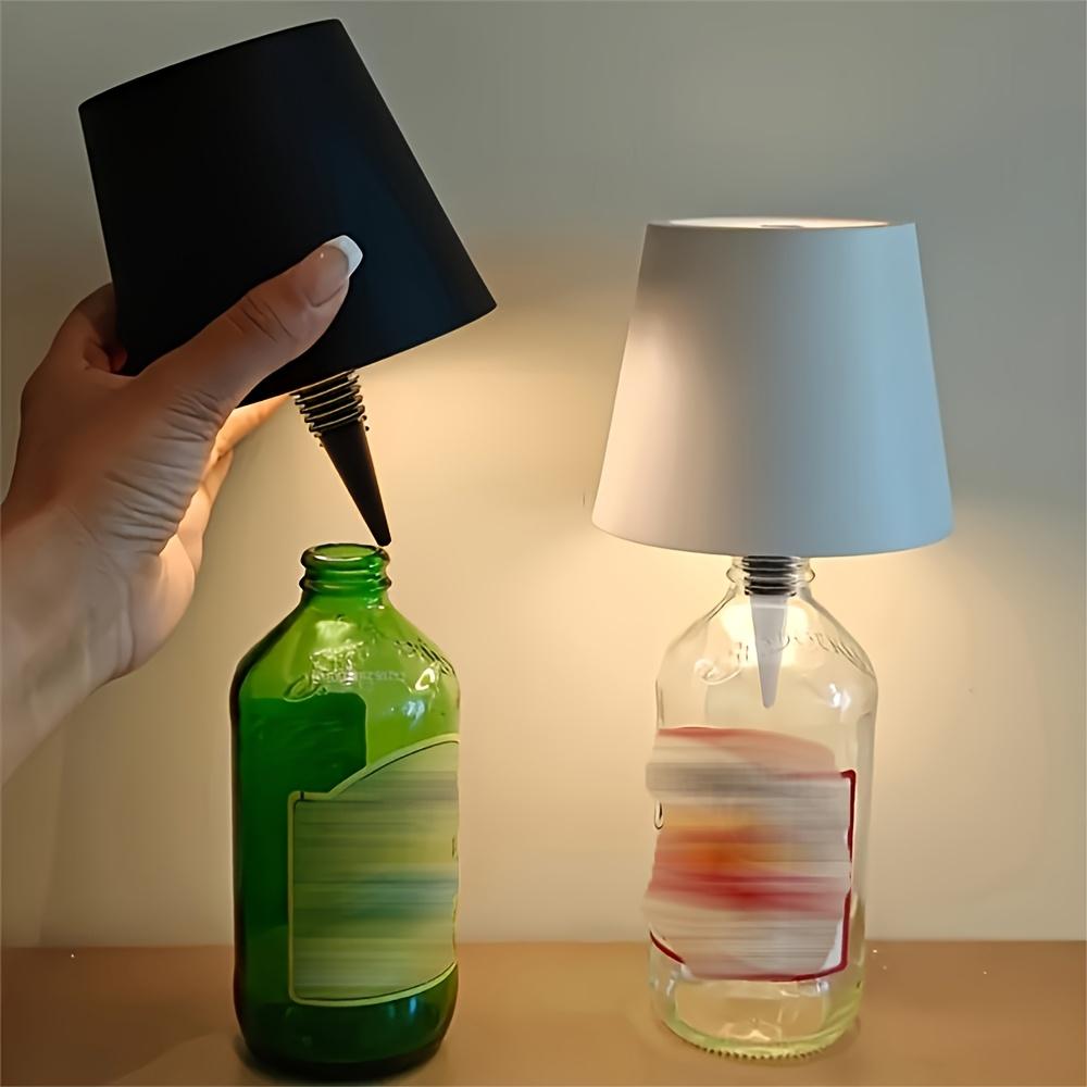 LED Wine Bottle Light Tri-colour Dimmable for Living Room Bedroom Desktop Restaurant Dining Table Indoor Decorative Lighting