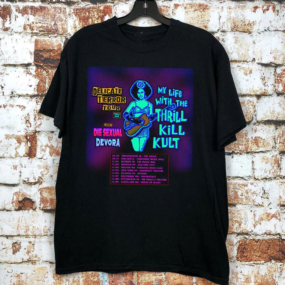 

My Life With The Thrill Kill Kult Delicate Terror Tour Full Size S-5XL Unisex T-Shirt S