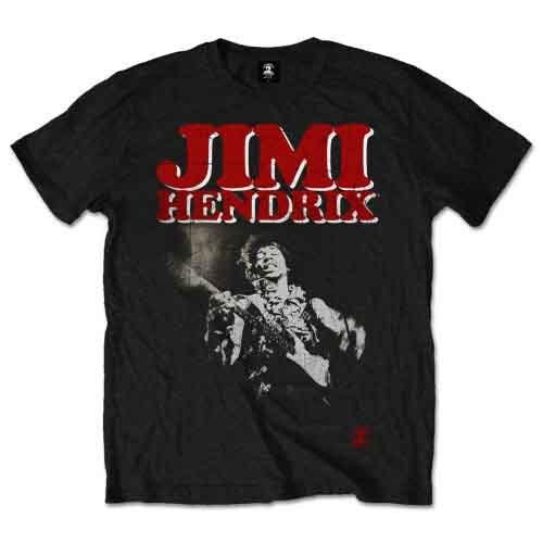 Jimi Hendrix Block Logo T-Shirt Black New Unisex T-Shirt XXXL