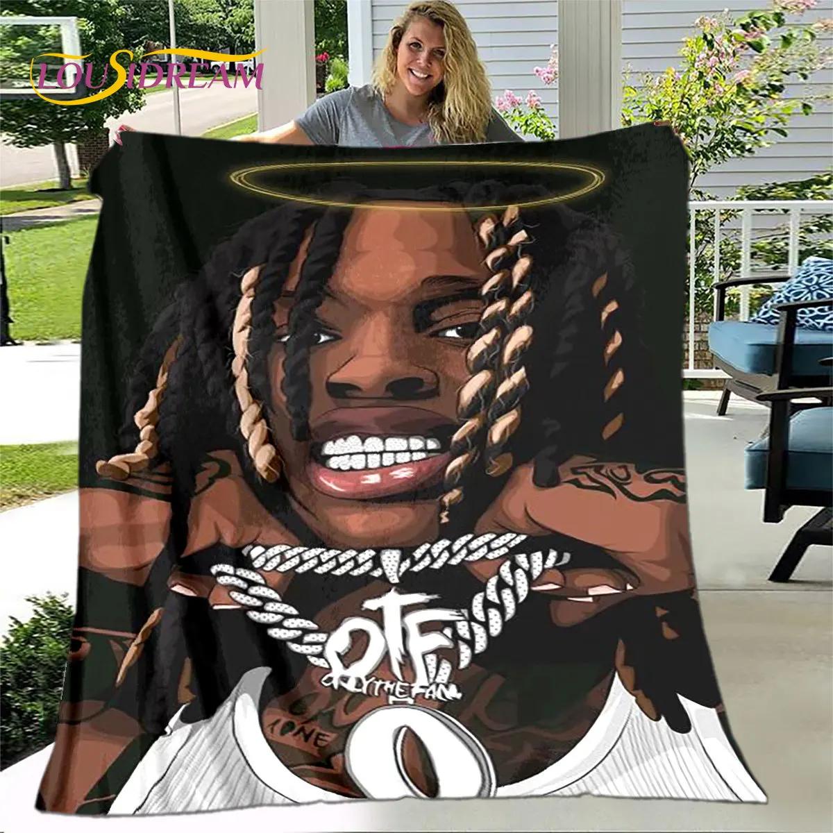

Legend Star Hip Hop Art Rapper Soft Plush Blanket,Flannel Blanket Throw Blanket for Living Room Bedroom Bed Sofa Picnic Cover 75x90cm