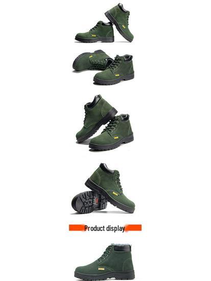 Unisex Winter Stahlkappen-Arbeitsstiefel - Warm, Bruchsicher, Durchtrittsicher, Abriebfest, Hohe Schutzschuhe