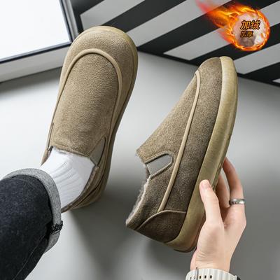 Warm Fur Suede Men Casual Shoes Breathable Comfort Slip-on Mens Driving Shoes Luxury Brand Men Loafers Mens Lazy Shoes Moccasins