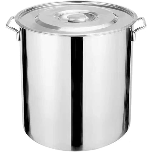 

Commercial-grade stainless steel pot with lid, suitable for induction cooktops, induction cooktops, and gas stoves (25*25cm)