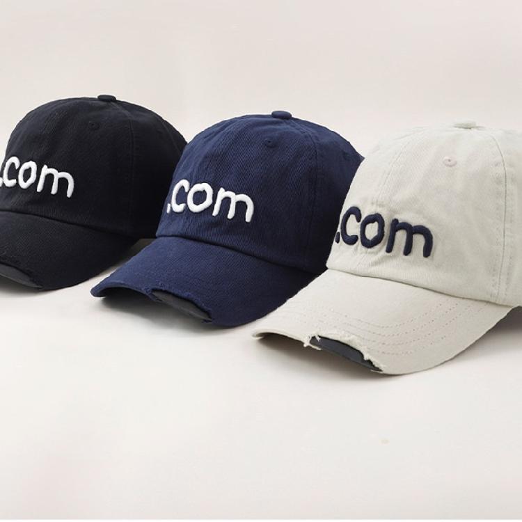 Popular Distressed Baseball Cap For Women Soft Wash Cotton Embroidery Letter Sun Hat For Daily Outfit and Street Wear