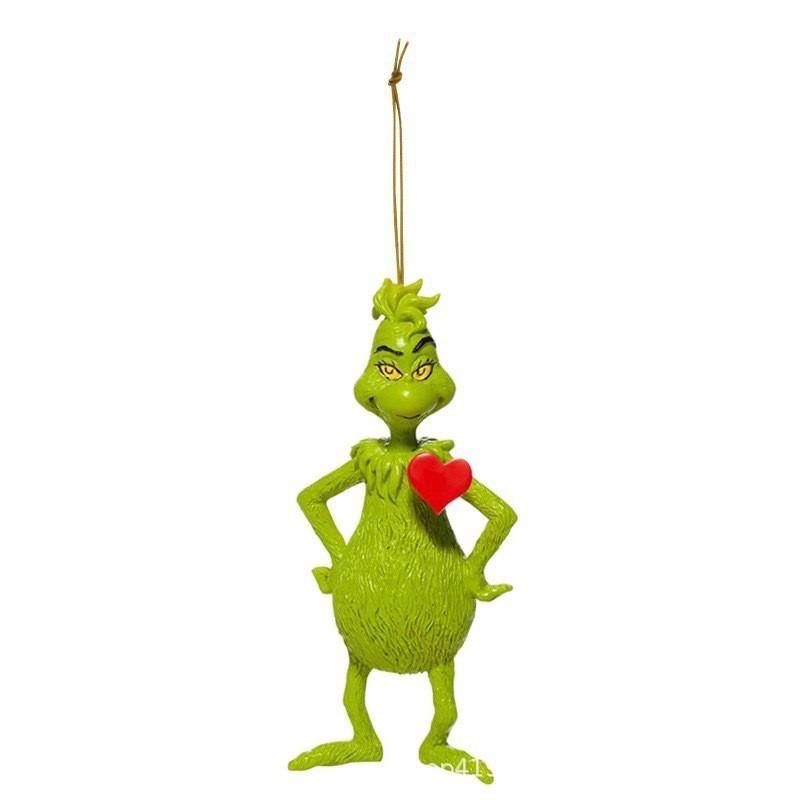 Green 2023 Unique Monster Cartoon Holiday Hanging Decorations For Joyful Christmas Decor