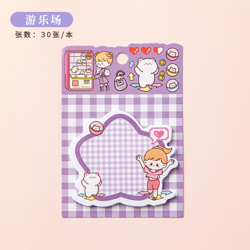 Memo Pad Cartoon Sticky Special Shaped Thickened  Can Be Stuck N Times Creative Sticky  Cute School Supplies Kawaii Stationery