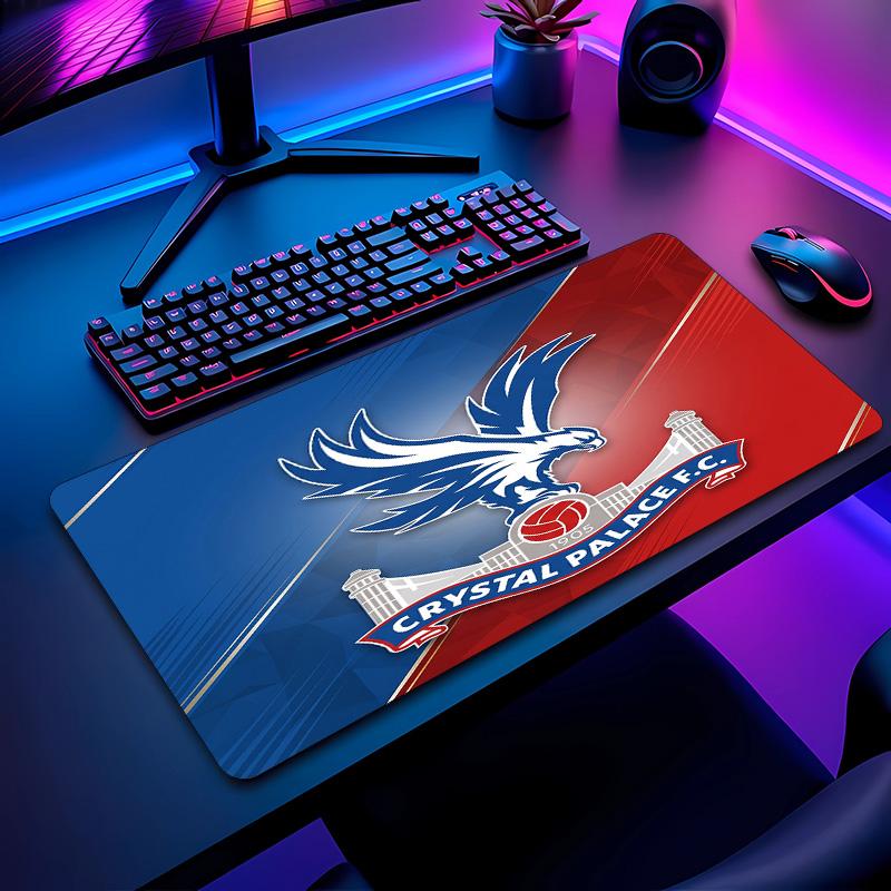 Crystal Palace Football Pattern Mouse Pad Non?Slip Rubber Base Gaming Mousepad For Desk Office Home