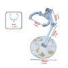 2Pack Plastic Model Figure Display Stand Base For Action Figure Doll And Collectibles Stable Support Organizing Holder