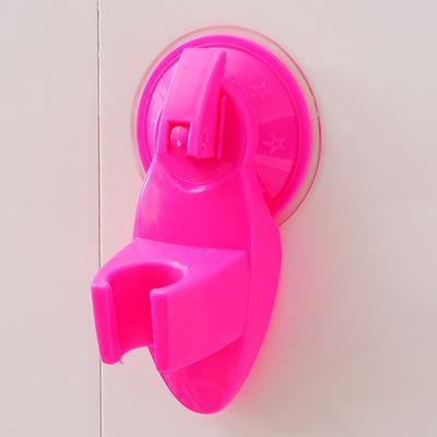 Cute Candy Color Useful Super Suction Shower Spray Head Stand Bracket Holder Faucet Wall Mount Adjustable Sucker For Bathroom