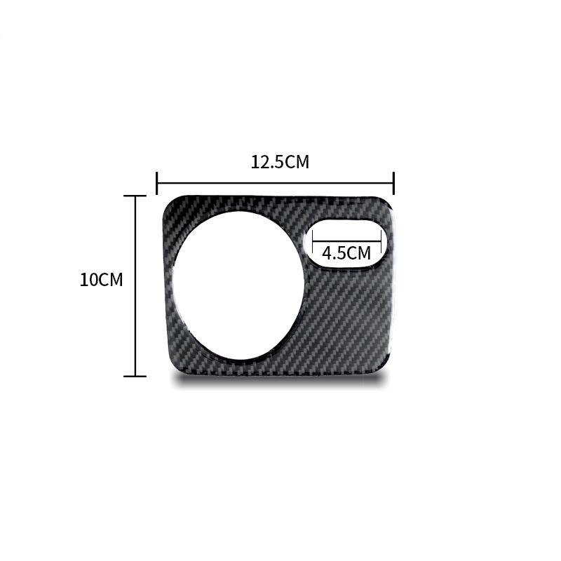 Carbon Fiber Headlight Switch Control Frame Sticker Anti-Scratch Stickers For VW Golf 6 R MK6 Scirocco 2009-2016