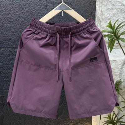 Summer Casual Shorts Men Clothes Plus Size Elastic Waist Summer Black Shorts