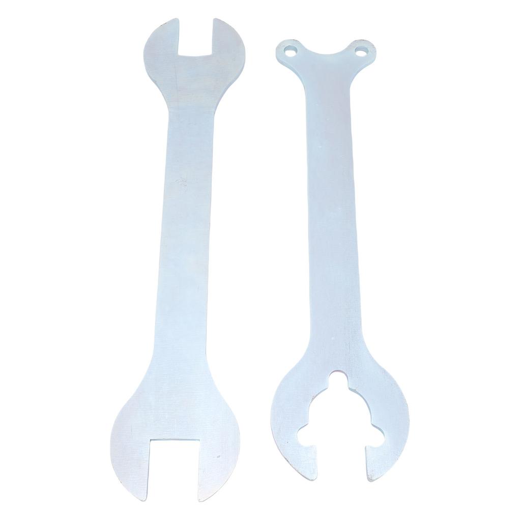 2PCS Viscous Fan Tool Steel Viscous Fan Spanner Wrench Tool Set Replacement for Land Rover Discovery 3 TDV6