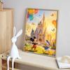 Disney Mickey Mouse Donald Duck Castle Balloon Diamond Painting Art Kit Mosaic Handmade Diy Gift Home Decor
