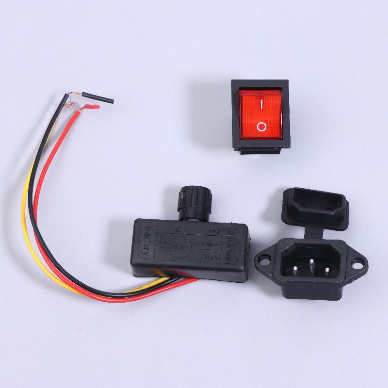 

3Pcs/Set Electric Sprayer Charging Accessories Set 12V Speed Adjustment Power Switch Electric Sprayer Accessories 3pcs