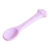 Baizihuahu Silicone Cat Feeding Spoon, Treat Scoop for Wet Food, Non-Slip Paw Handle Pet Food Mixing Supplies
