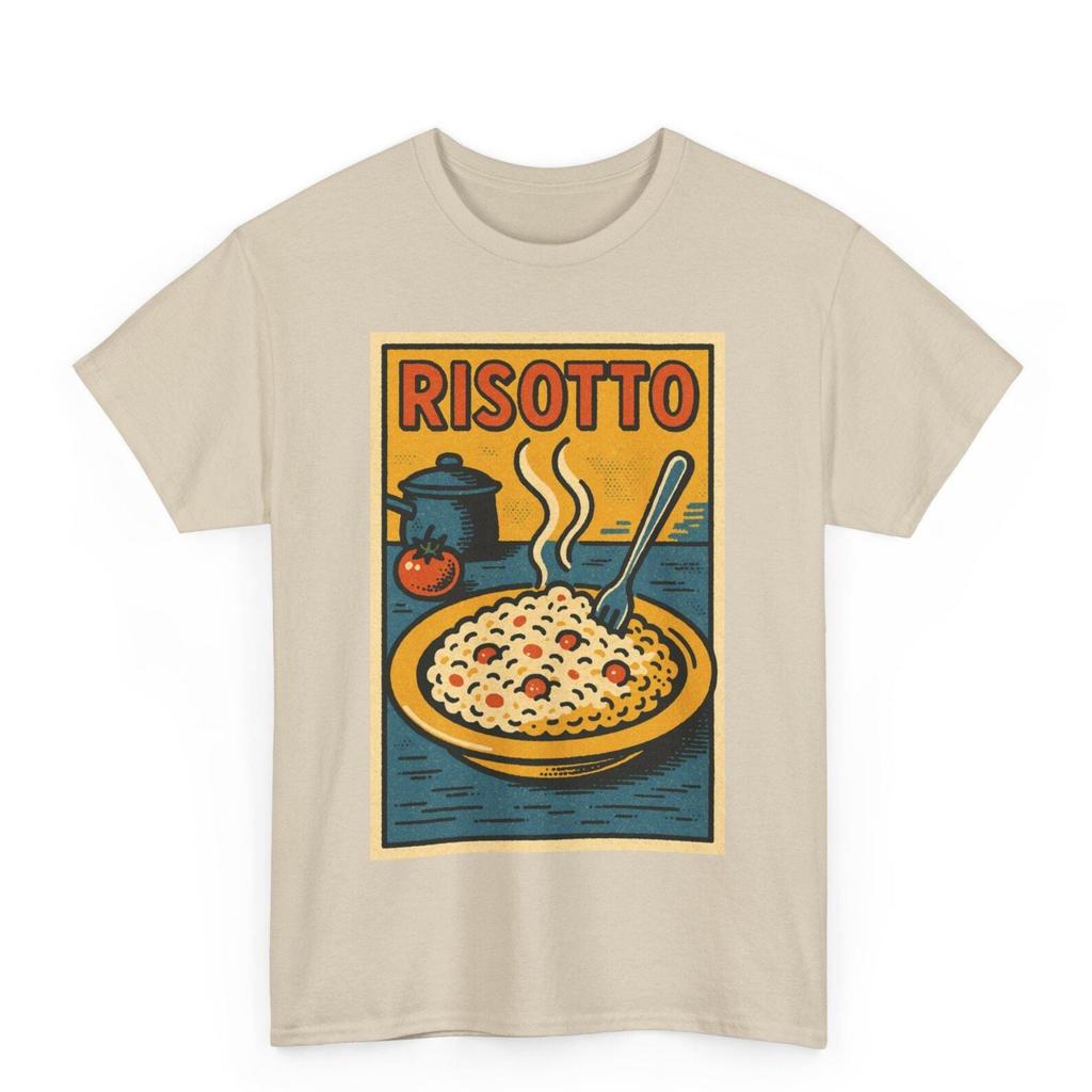 Risotto Retro Comic T-Shirt: Italian Comfort Food Graphic Tee