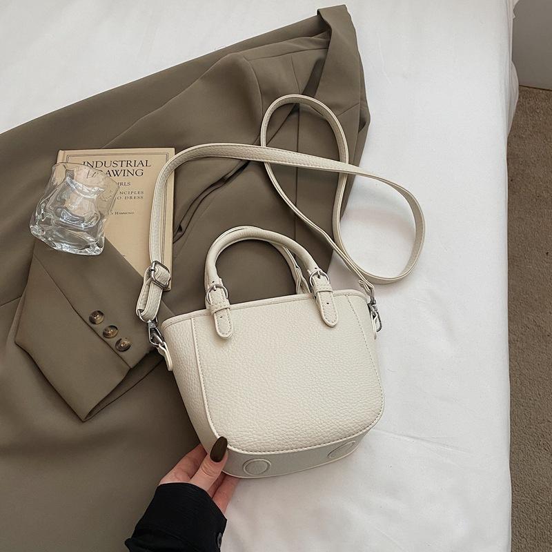Premium Sense Simple Portable Small Bag Women's 2025 New Versatile Shoulder Bucket Bag Messenger Bag