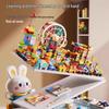 Multifunctional Building Block Table for Early Education – Large Particle Puzzle Toy for Boys and Girls Aged 3-5, Perfect Birthday Gift.