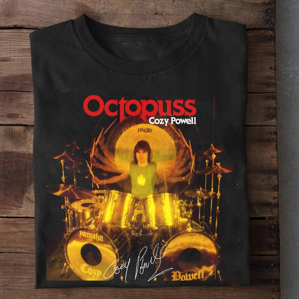 Cozy Powell Signature Gift For Fan Short Sleeve Black All Size T-Shirt QQ1367 Unisex T-Shirt