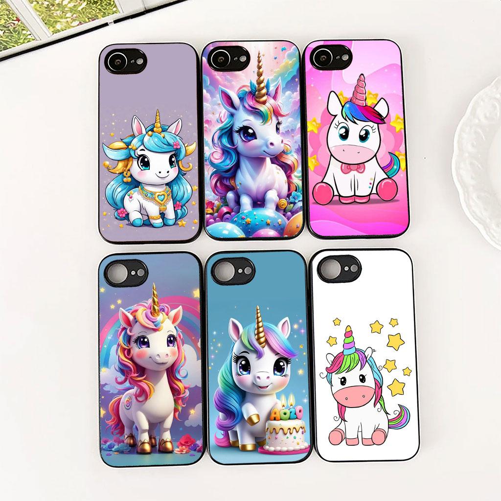 Comics Unicorn Horse Rainbow Phone Cover for Motorola Moto G55 G45 G75 G85 G13 Edge 50 30 Fusion 40 NEO Ultra Pro Soft Case