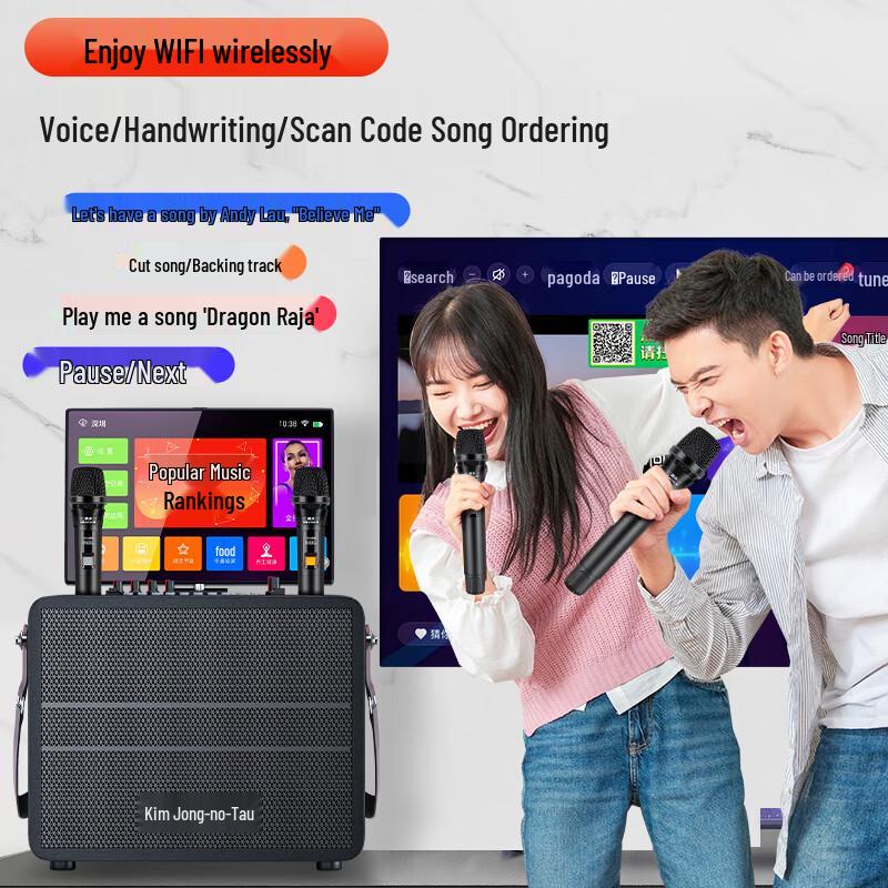 Jinzheng Portable All-in-One KTV Karaoke System