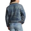 Polo Ralph Lauren Single Breasted Square Neck Long Sleeve Denim Jacket Men jackets Blue 710850379-001