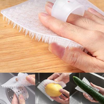 Popular Fruit Vegetable Scrubber Multi-functional Multifunctional Kitchen Tools Kitchen Cleaning Brush Clean Brush PP Household