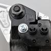 Daytona NISSIN Motorcycle Retro Brake Master Cylinder Horizontal 14mm Black Clear Lever Round Integrated Tank 74753 Body/Buff