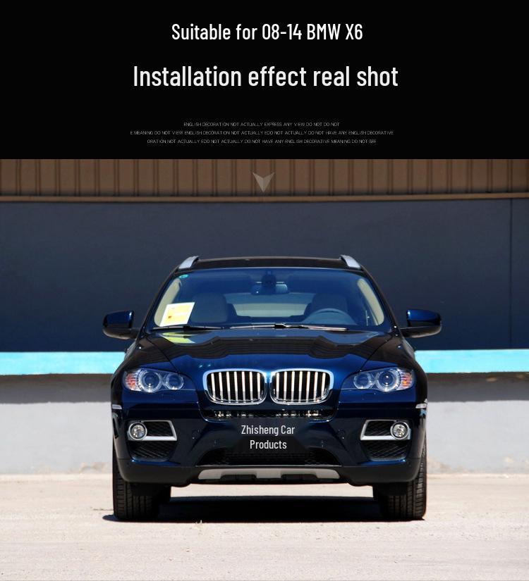 BMW X6 E71 Headlight Cover (08-14) - Transparent Lampshade Face Shell