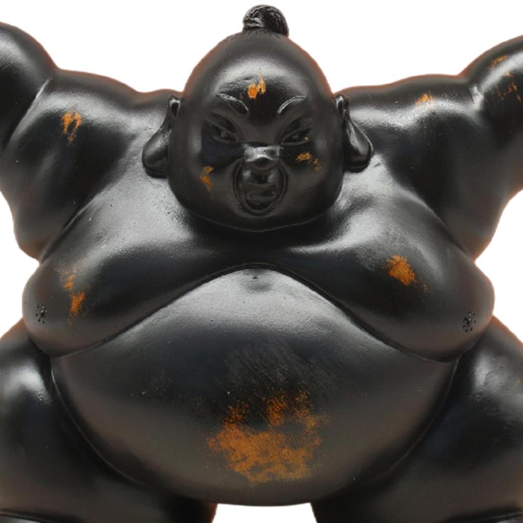 Mini Sumo-staty Te-djur Prydnad för Kontor och Vardagsrum