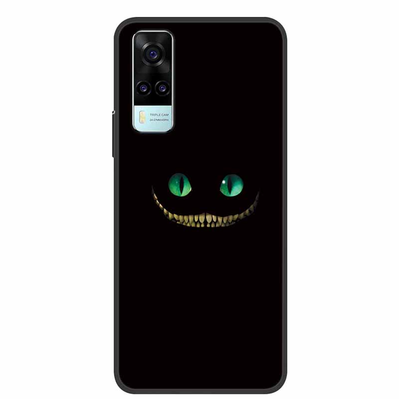 For Vivo Y53s 4G Case Animals Soft Silicone TPU Phone Back Cover Case for Vivo Y31 2021 Funda for Vivo Y53 s Y 31 Luxury Coque