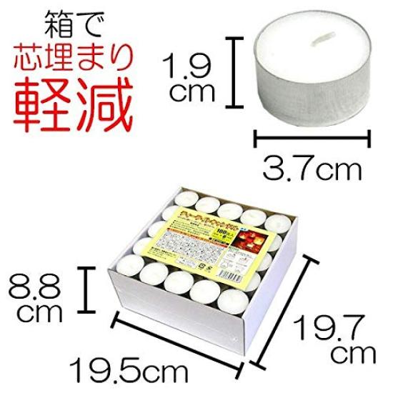 Tealight Energy Saving Burn 6 Hours Candles, Candles, Candlelights, Products, Time Approx. (100 Pieces)