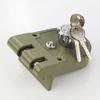 Household Sliding Door With Tiger teeth Old-Fashioned Exterior Door Lock Iron Gate Wooden Door Anti-Theft Door Lock