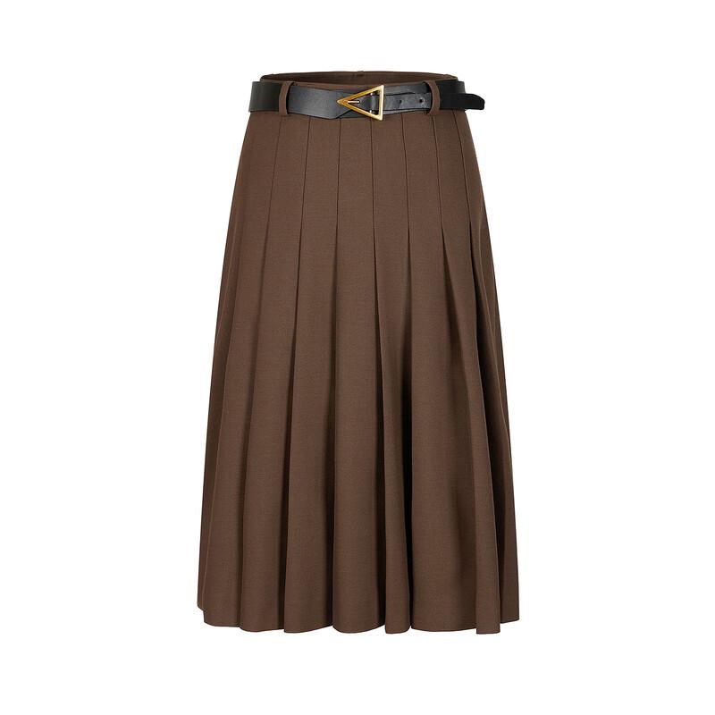 JZ Annakoo Retro College Style A-Line Pleated Skirt
